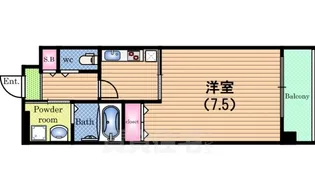 アーバネックス西長堀【4階】の間取り