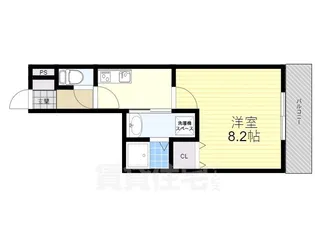 大阪府堺市堺区緑ヶ丘中町1丁【アパート】の間取り