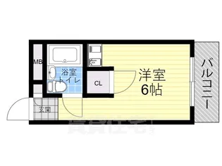メゾン駒川【1階】の間取り
