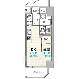 GranVia浄心【6階】の間取り