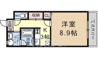 アミティエ大江【2階】の間取り