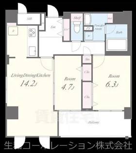 ラ・プリュス【2階】の間取り