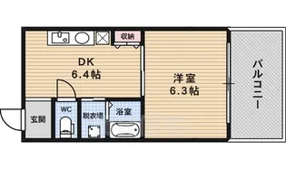 プルス塚本【1階】の間取り