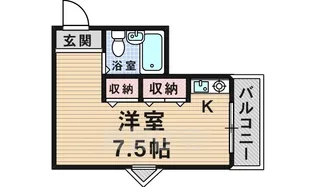 メビウス天王寺西レジデンス【10階】の間取り