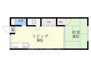 1LDKの間取り画像