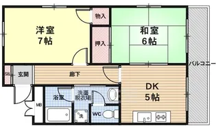 ロイヤルコーポ【814号室】の間取り