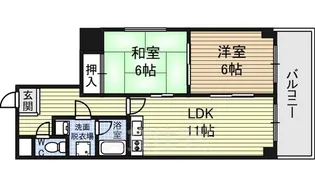 橘屋ビル AMDE【5階】の間取り