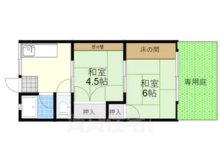 ハサマハイツ【2階】の間取り