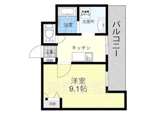 GROOVE平野【306号室】の間取り