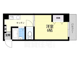 千林ロイヤルハイツ【3階】の間取り