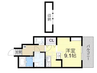 あんしん+小畑町08-13001【1階】の間取り
