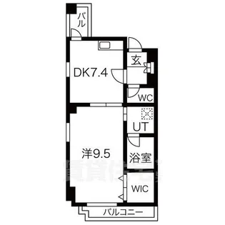 ラッフル泉【3階】の間取り