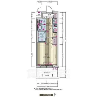プレサンス千種駅前レガート【4階】の間取り
