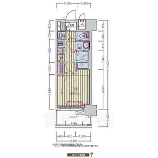 プレサンス千種駅前レガート【4階】の間取り