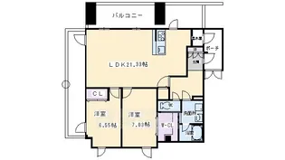 メディナ烏丸御池【12階】の間取り