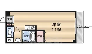 コムデザンファン【2階】の間取り