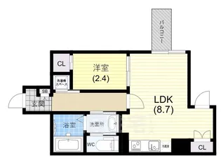 ネクストステージ神戸元町【4階】の間取り