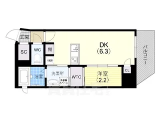 ネクストステージ神戸元町【10階】の間取り