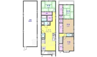 京都府京都市西京区上桂森下町【一戸建】の間取り