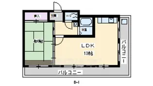 大阪府堺市堺区少林寺町東1丁【マンション】の間取り
