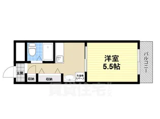 奈良県香芝市尼寺2丁目【アパート】の間取り