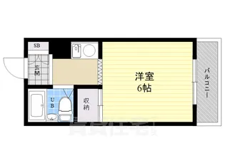 ハイツしらゆり【4階】の間取り