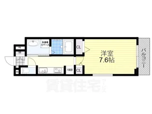 ウエスト コミタリア3【2階】の間取り