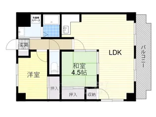 ビーチマンション2【2階】の間取り