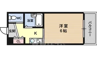 1Rの間取り画像
