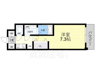 アーバングリーン甲子園(旧アーデン甲子園)【3階】の間取り