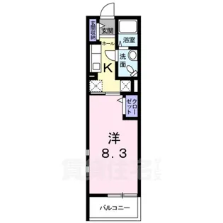 グラン アルカンシェル【3階】の間取り