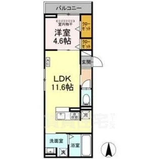 Flegley【3階】の間取り