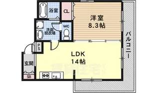 メゾン・ド・ノース【3階】の間取り