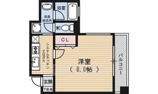 Sumika六角高倉【9階】の間取り