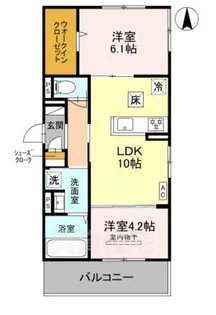 「ヌーベル・ヴィー侍従池」【1階】の間取り