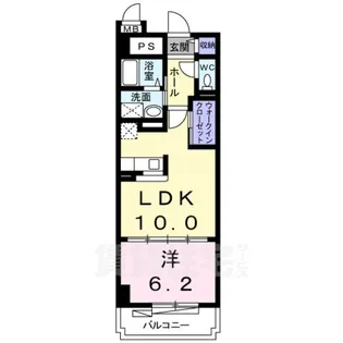 アビタシオン オンズアン【1階】の間取り
