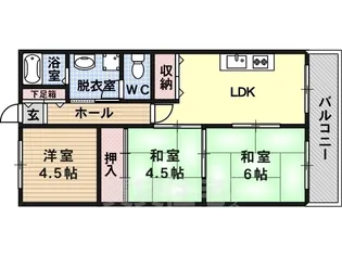 メゾン西川【3階】の間取り