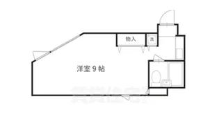 スタジオーネ桂【4階】の間取り