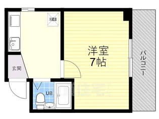 ホワイトハウス平野【2階】の間取り