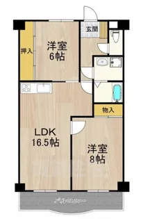 パレーシャル21【4階】の間取り