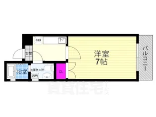 サンパティック伍番館【4階】の間取り