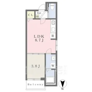 F asecia Sparte【1階】の間取り