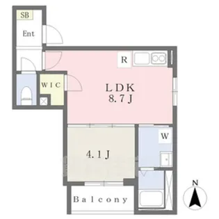 F asecia Sparte【1階】の間取り