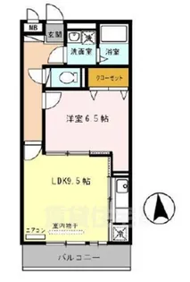 セジュール神領【3階】の間取り