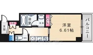 アリビオ立花3【5階】の間取り