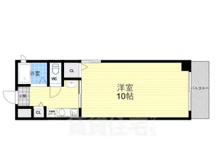 1Kの間取り画像