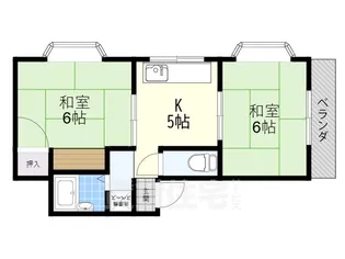 中井マンション【2階】の間取り