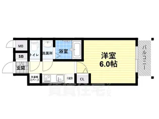 ファステート尼崎クロノス【6階】の間取り