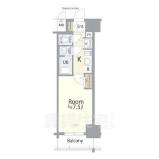 エスリード上前津テルツェ【2階】の間取り