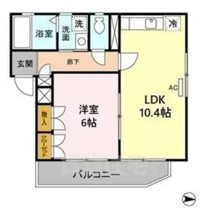 メゾン ド エリシオン【2階】の間取り